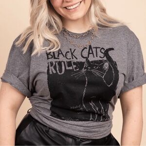 Black Cats Rule T-Shirt